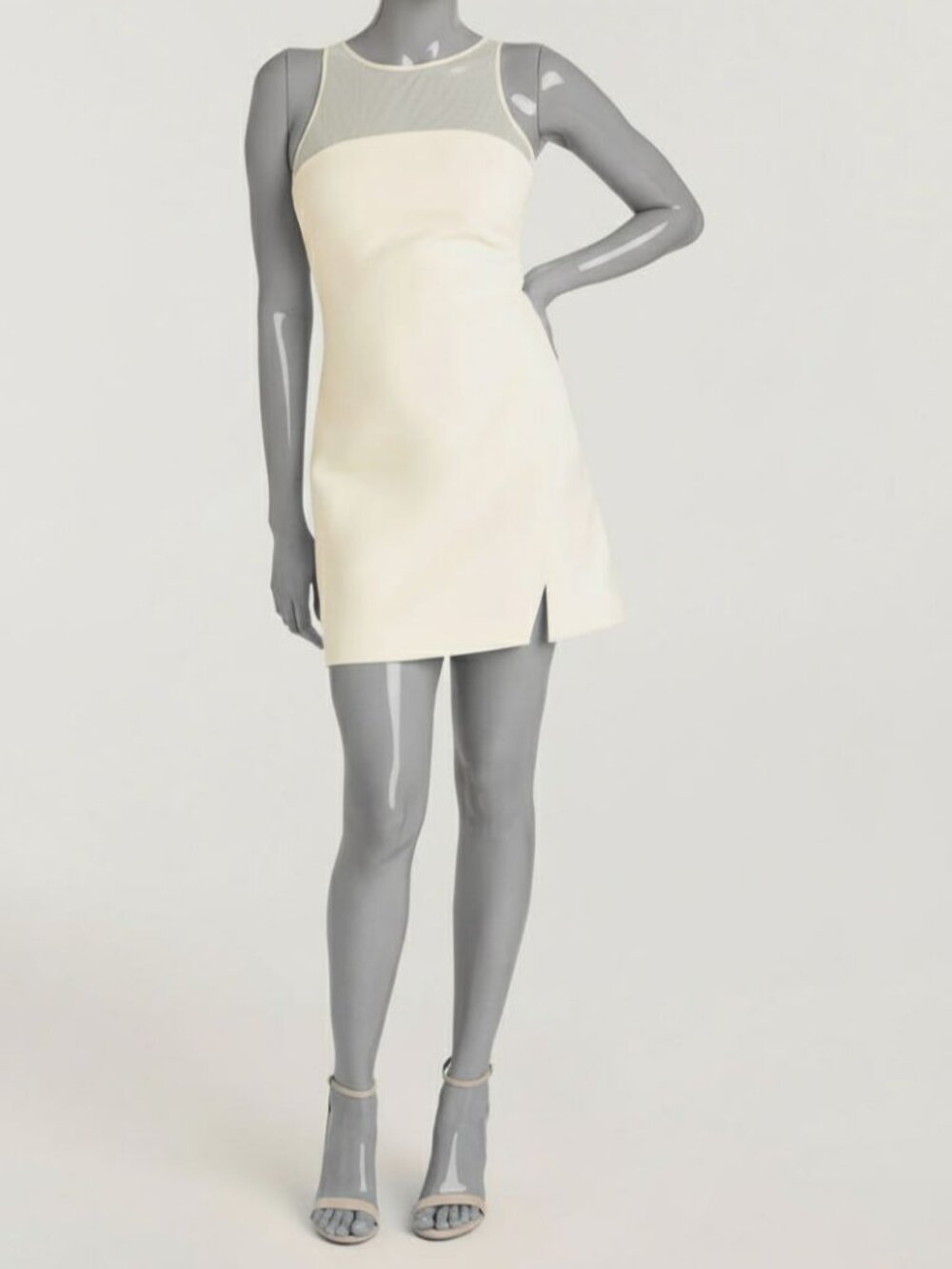 Cinq a Sept Women's Ivory Elson Mini Dress Size 4